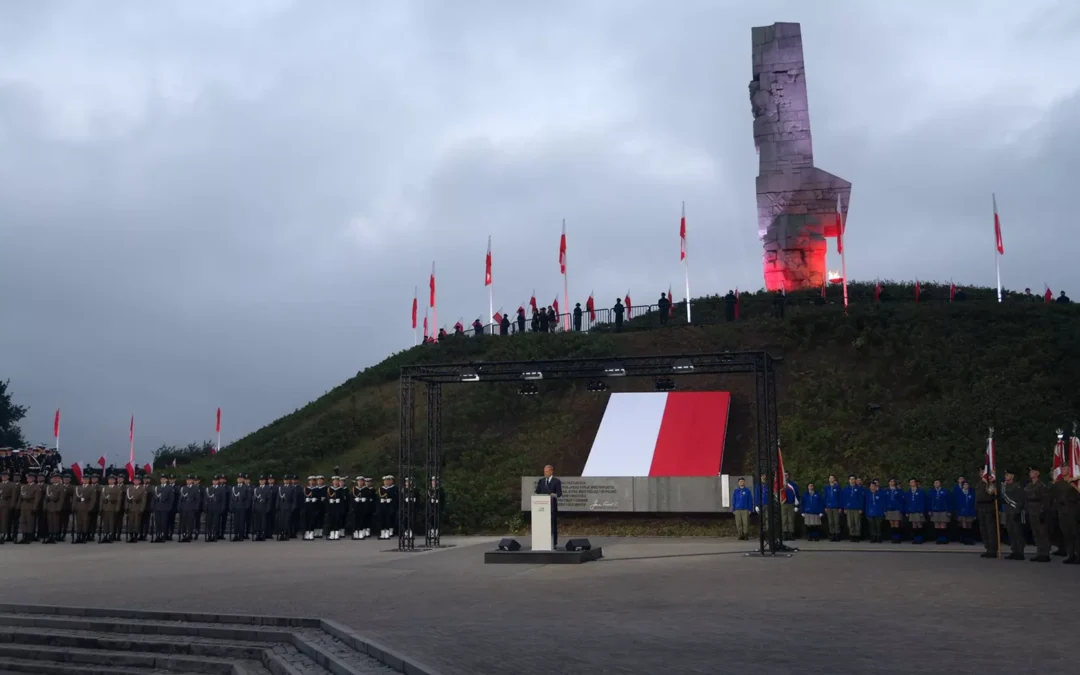Premier Donald Tusk na Westerplatte