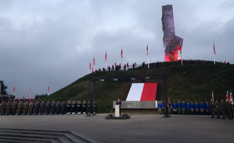 Donald Tusk na Westerplatte