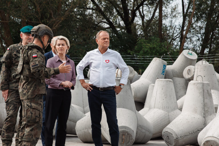 Premier Donald Tusk z Ursulą von der Leyen