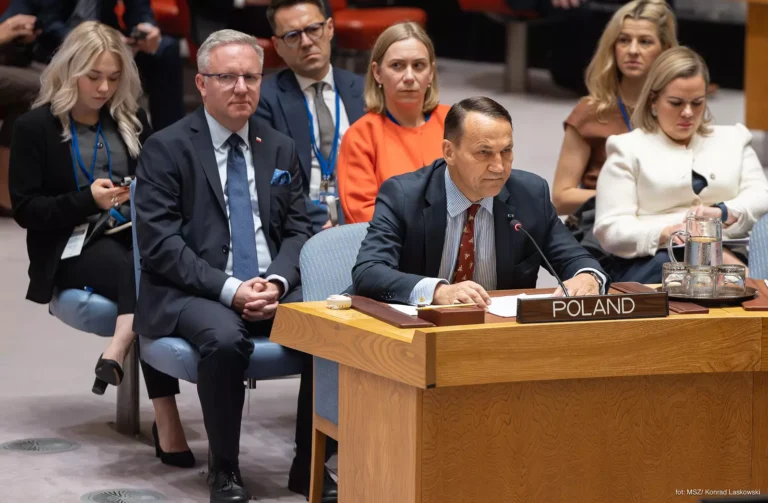 Radosław Sikorski na forum ONZ